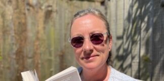 reading in the garden